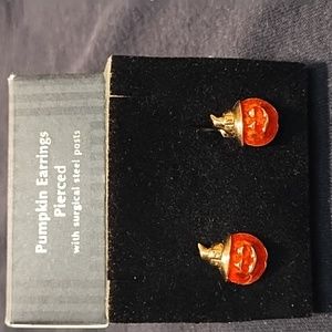 Avon Pumpkin earrings